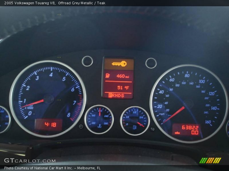 Offroad Grey Metallic / Teak 2005 Volkswagen Touareg V8