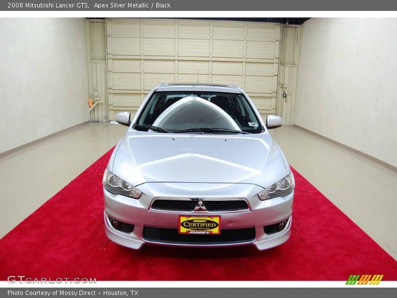 Apex Silver Metallic / Black 2008 Mitsubishi Lancer GTS