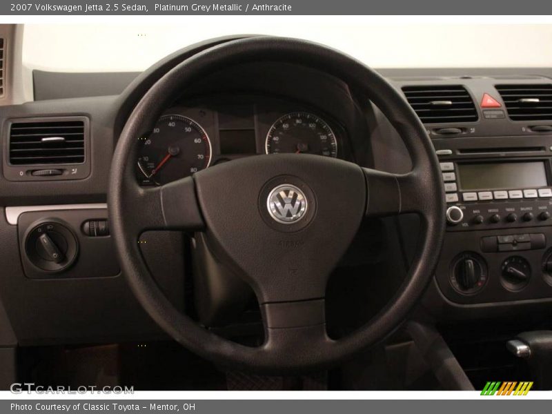 Platinum Grey Metallic / Anthracite 2007 Volkswagen Jetta 2.5 Sedan