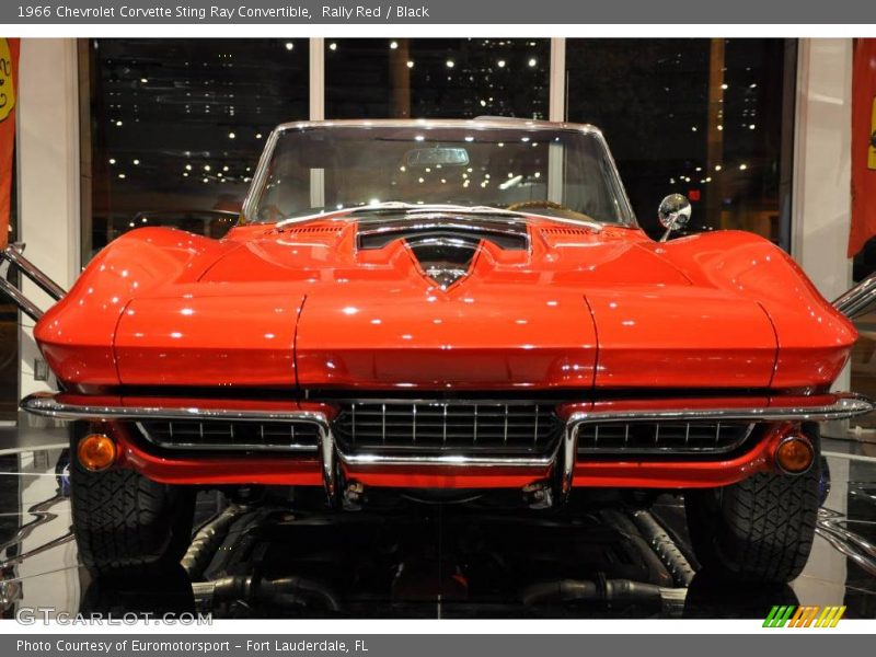 Rally Red / Black 1966 Chevrolet Corvette Sting Ray Convertible