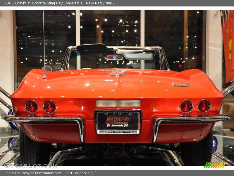 Rally Red / Black 1966 Chevrolet Corvette Sting Ray Convertible