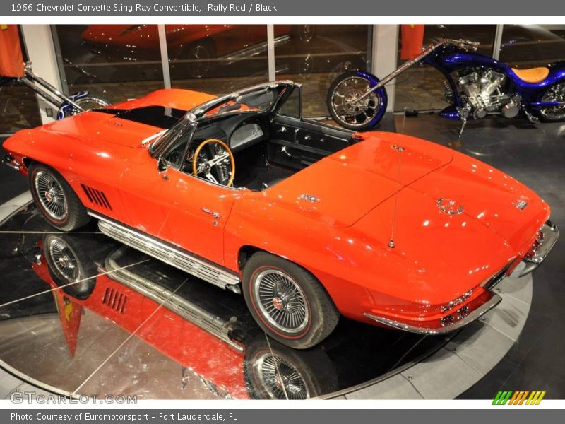 Rally Red / Black 1966 Chevrolet Corvette Sting Ray Convertible