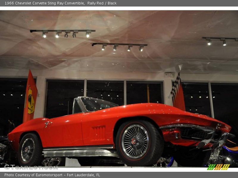 Rally Red / Black 1966 Chevrolet Corvette Sting Ray Convertible