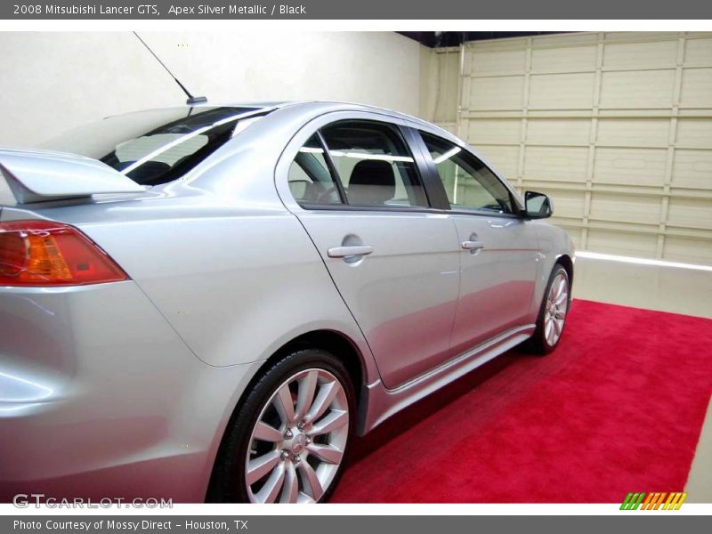 Apex Silver Metallic / Black 2008 Mitsubishi Lancer GTS
