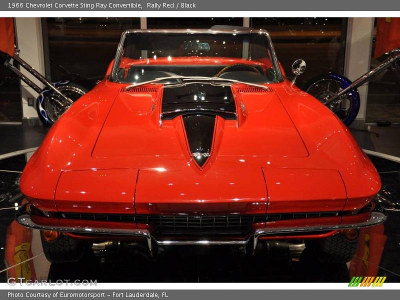Rally Red / Black 1966 Chevrolet Corvette Sting Ray Convertible