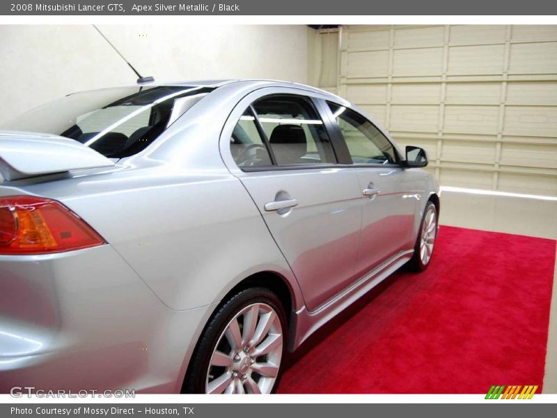 Apex Silver Metallic / Black 2008 Mitsubishi Lancer GTS