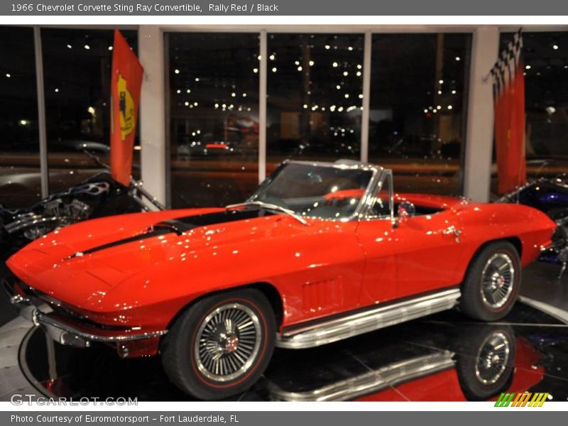Rally Red / Black 1966 Chevrolet Corvette Sting Ray Convertible