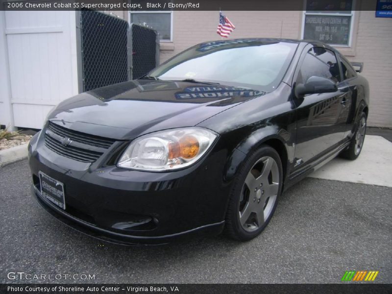 Black / Ebony/Red 2006 Chevrolet Cobalt SS Supercharged Coupe