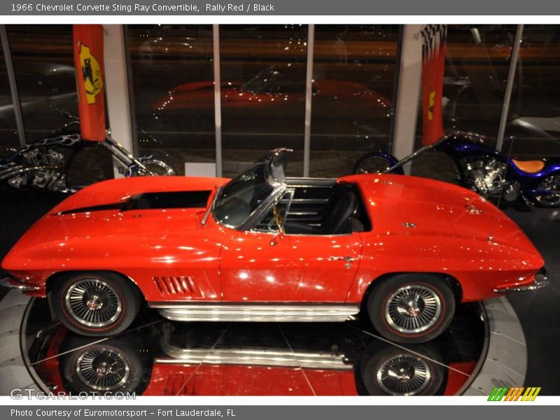 Rally Red / Black 1966 Chevrolet Corvette Sting Ray Convertible