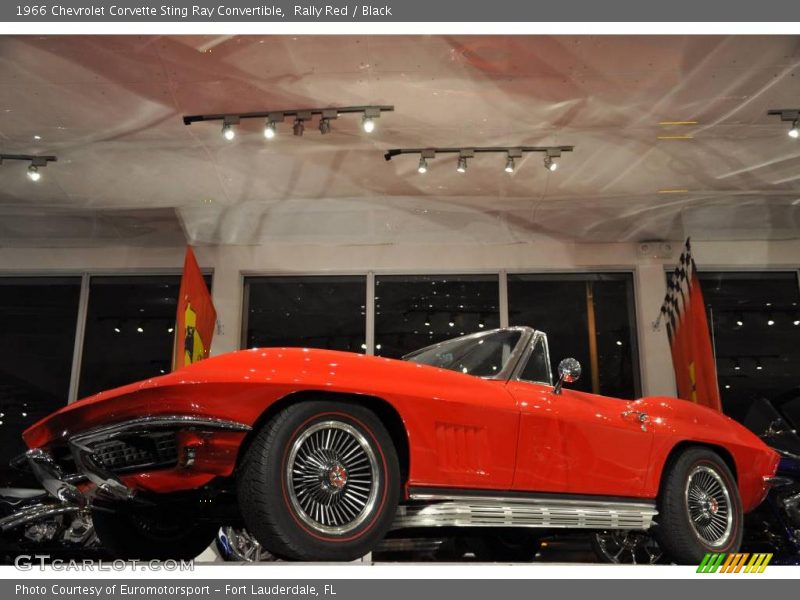 Rally Red / Black 1966 Chevrolet Corvette Sting Ray Convertible