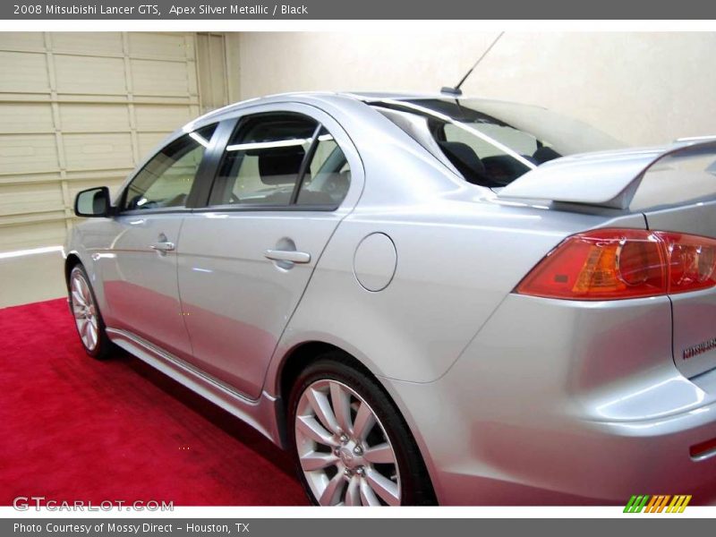 Apex Silver Metallic / Black 2008 Mitsubishi Lancer GTS