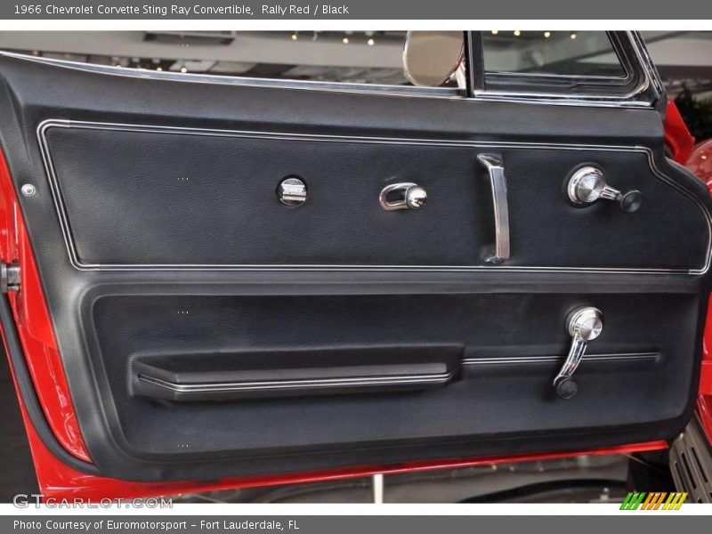 Rally Red / Black 1966 Chevrolet Corvette Sting Ray Convertible