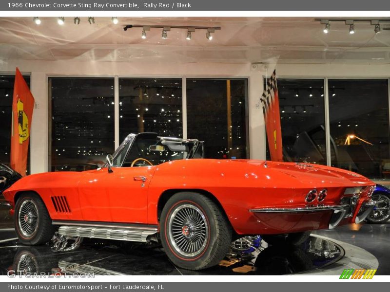 Rally Red / Black 1966 Chevrolet Corvette Sting Ray Convertible