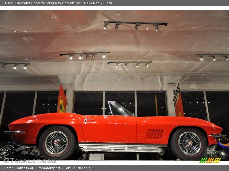 Rally Red / Black 1966 Chevrolet Corvette Sting Ray Convertible