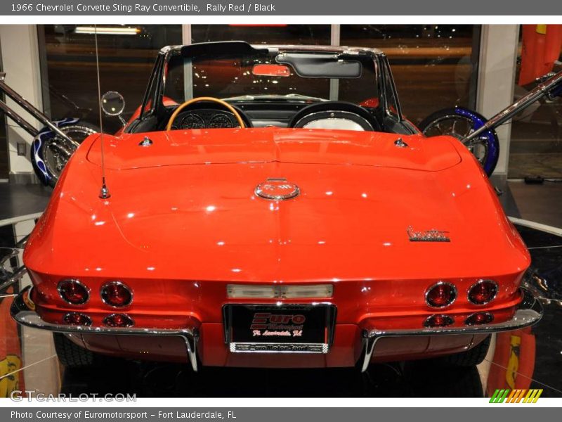 Rally Red / Black 1966 Chevrolet Corvette Sting Ray Convertible