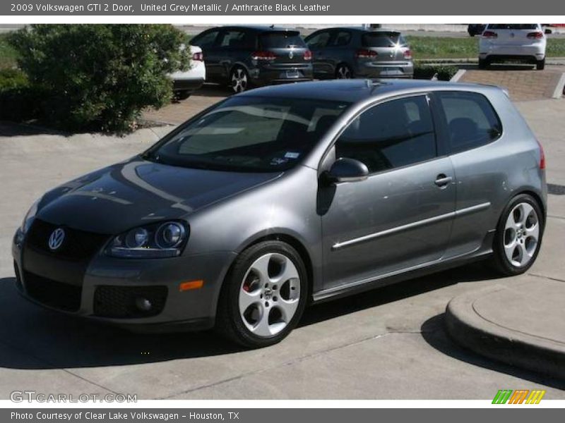 United Grey Metallic / Anthracite Black Leather 2009 Volkswagen GTI 2 Door