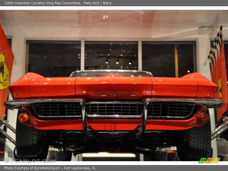 Rally Red / Black 1966 Chevrolet Corvette Sting Ray Convertible