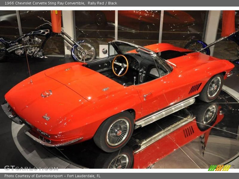Rally Red / Black 1966 Chevrolet Corvette Sting Ray Convertible