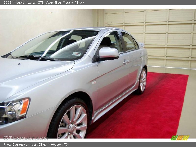 Apex Silver Metallic / Black 2008 Mitsubishi Lancer GTS