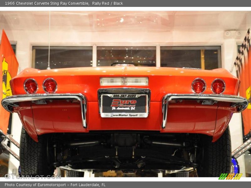 Rally Red / Black 1966 Chevrolet Corvette Sting Ray Convertible
