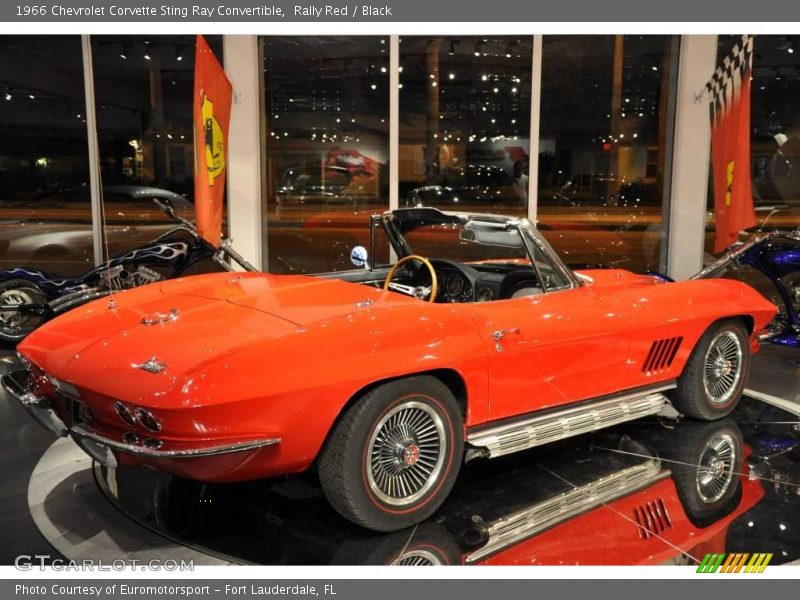 Rally Red / Black 1966 Chevrolet Corvette Sting Ray Convertible