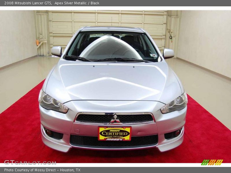 Apex Silver Metallic / Black 2008 Mitsubishi Lancer GTS
