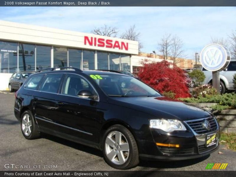 Deep Black / Black 2008 Volkswagen Passat Komfort Wagon