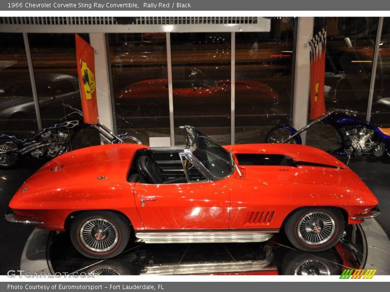 Rally Red / Black 1966 Chevrolet Corvette Sting Ray Convertible