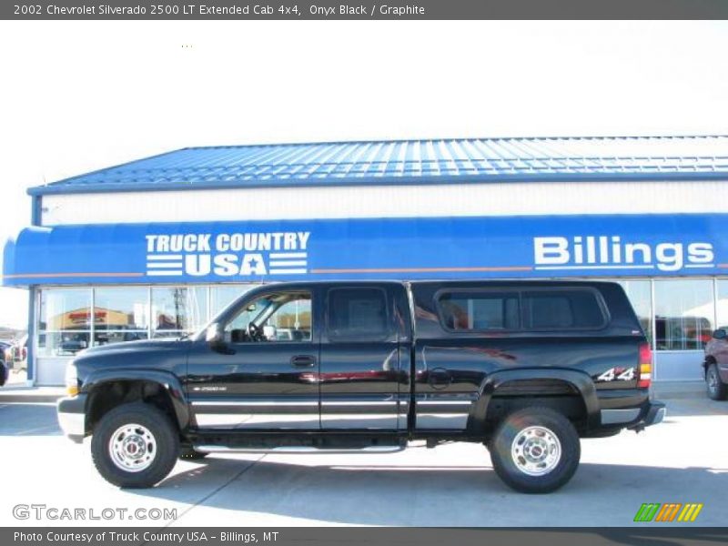 Onyx Black / Graphite 2002 Chevrolet Silverado 2500 LT Extended Cab 4x4