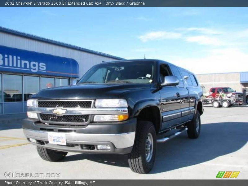 Onyx Black / Graphite 2002 Chevrolet Silverado 2500 LT Extended Cab 4x4