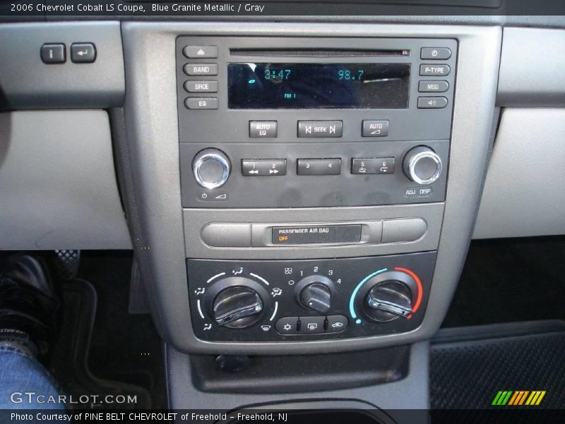 Blue Granite Metallic / Gray 2006 Chevrolet Cobalt LS Coupe