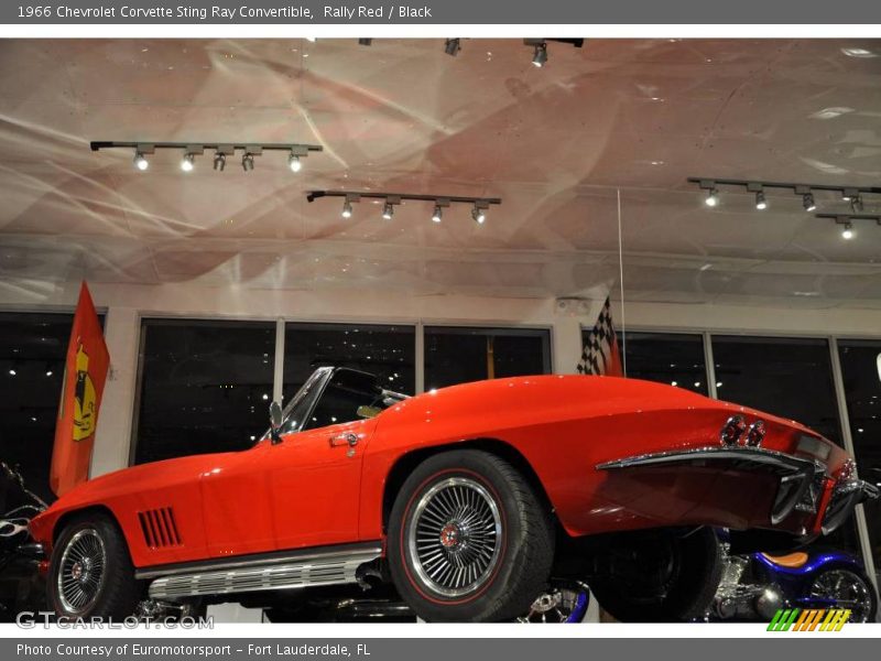 Rally Red / Black 1966 Chevrolet Corvette Sting Ray Convertible