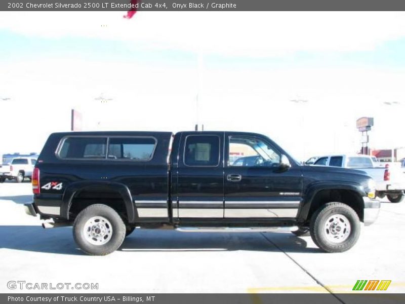 Onyx Black / Graphite 2002 Chevrolet Silverado 2500 LT Extended Cab 4x4