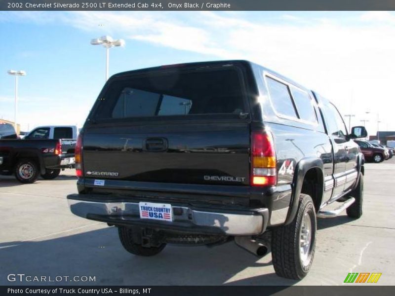Onyx Black / Graphite 2002 Chevrolet Silverado 2500 LT Extended Cab 4x4
