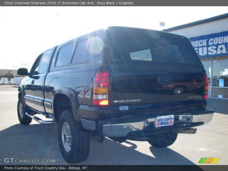 Onyx Black / Graphite 2002 Chevrolet Silverado 2500 LT Extended Cab 4x4