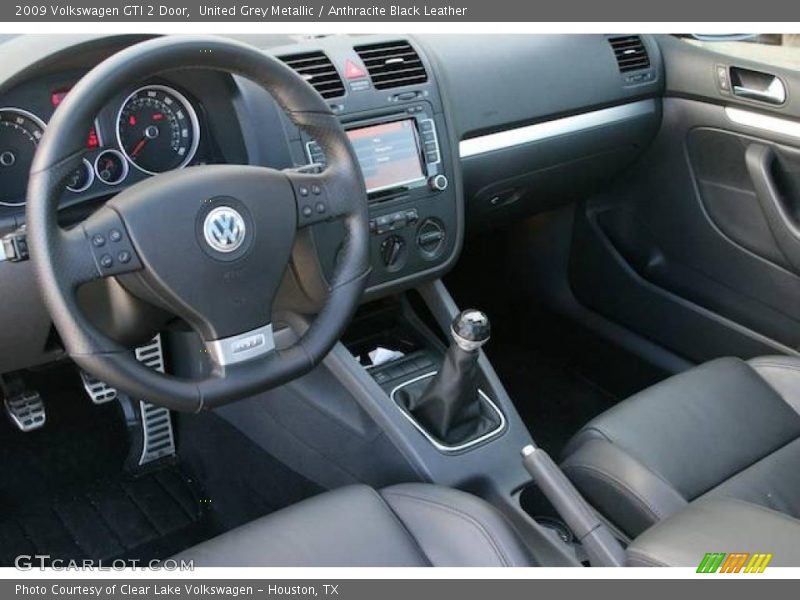 United Grey Metallic / Anthracite Black Leather 2009 Volkswagen GTI 2 Door