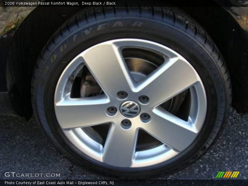 Deep Black / Black 2008 Volkswagen Passat Komfort Wagon