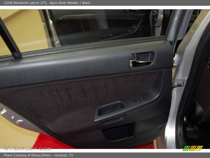 Apex Silver Metallic / Black 2008 Mitsubishi Lancer GTS