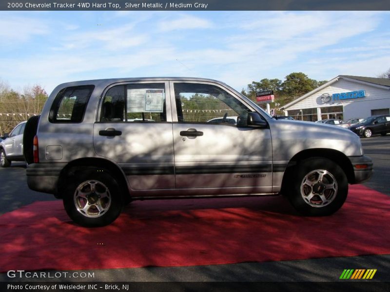 Silver Metallic / Medium Gray 2000 Chevrolet Tracker 4WD Hard Top