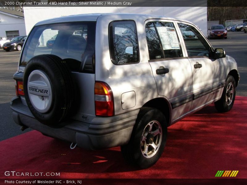 Silver Metallic / Medium Gray 2000 Chevrolet Tracker 4WD Hard Top