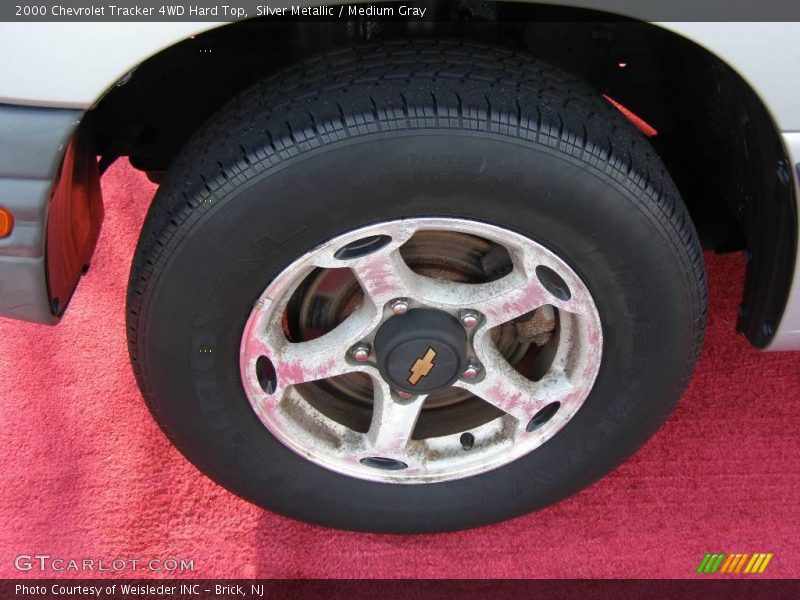 Silver Metallic / Medium Gray 2000 Chevrolet Tracker 4WD Hard Top