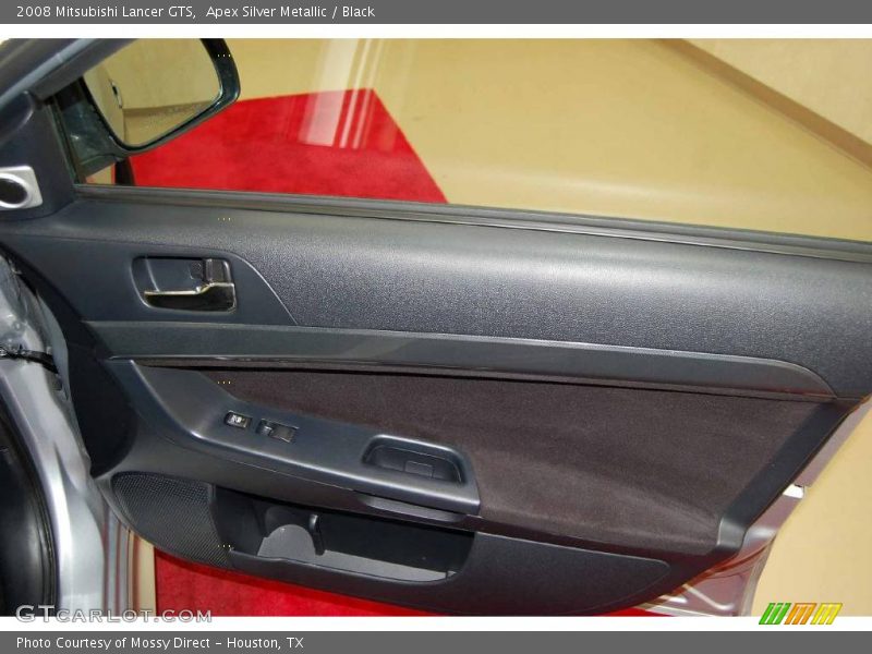 Apex Silver Metallic / Black 2008 Mitsubishi Lancer GTS