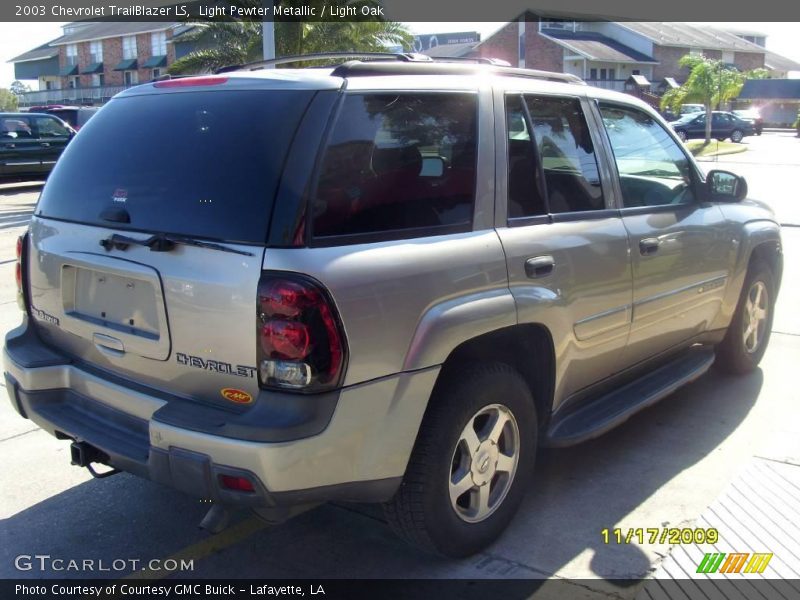 Light Pewter Metallic / Light Oak 2003 Chevrolet TrailBlazer LS