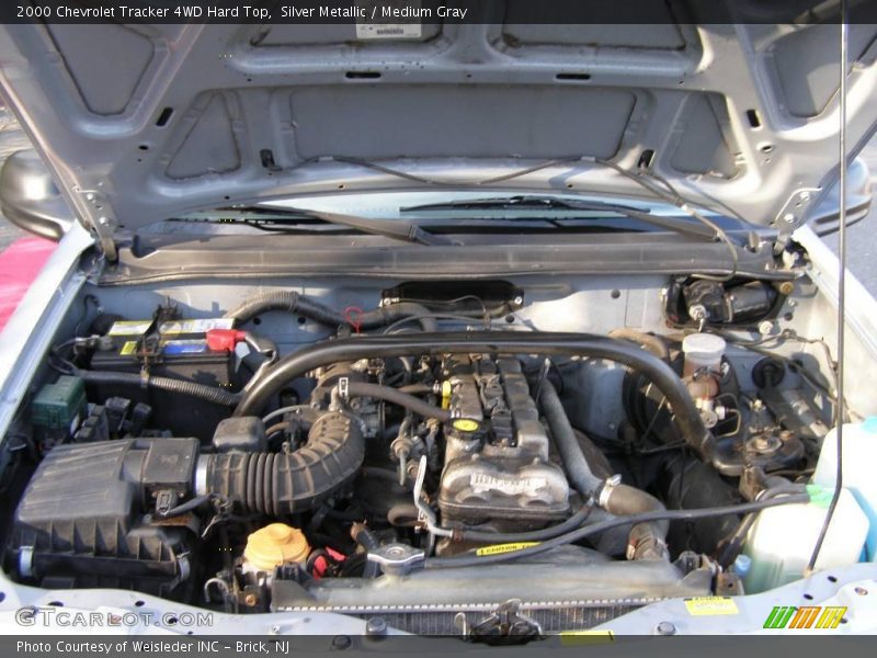 Silver Metallic / Medium Gray 2000 Chevrolet Tracker 4WD Hard Top