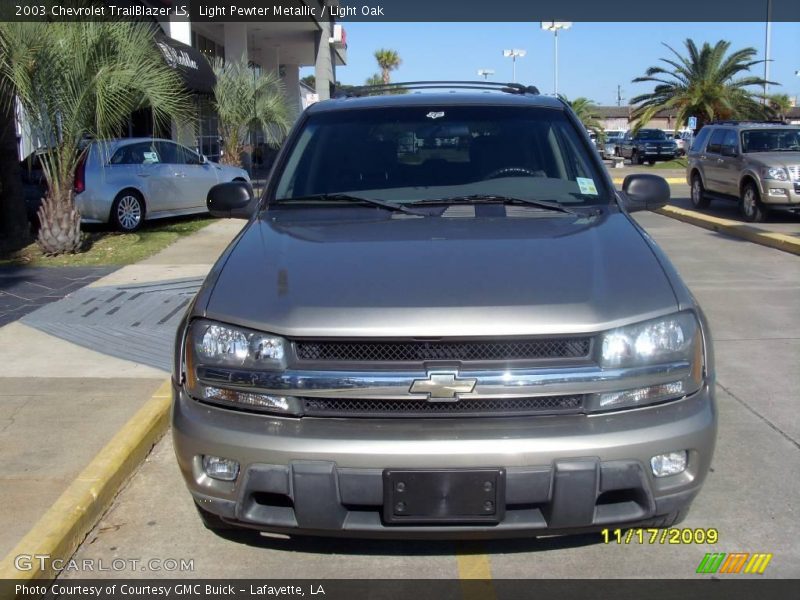 Light Pewter Metallic / Light Oak 2003 Chevrolet TrailBlazer LS