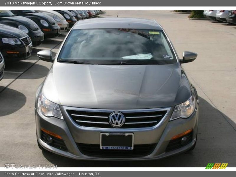 Light Brown Metallic / Black 2010 Volkswagen CC Sport
