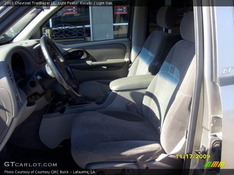 Light Pewter Metallic / Light Oak 2003 Chevrolet TrailBlazer LS