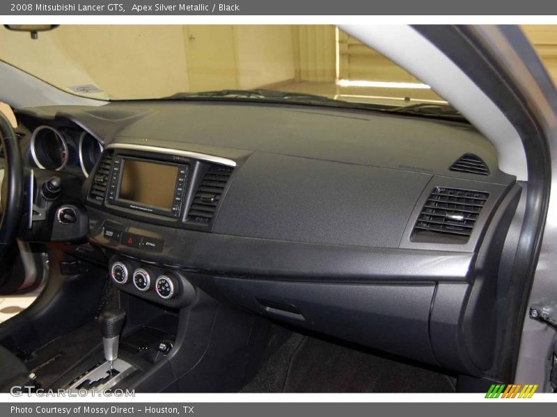 Apex Silver Metallic / Black 2008 Mitsubishi Lancer GTS