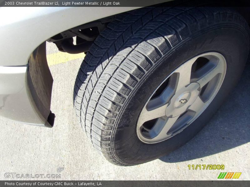 Light Pewter Metallic / Light Oak 2003 Chevrolet TrailBlazer LS