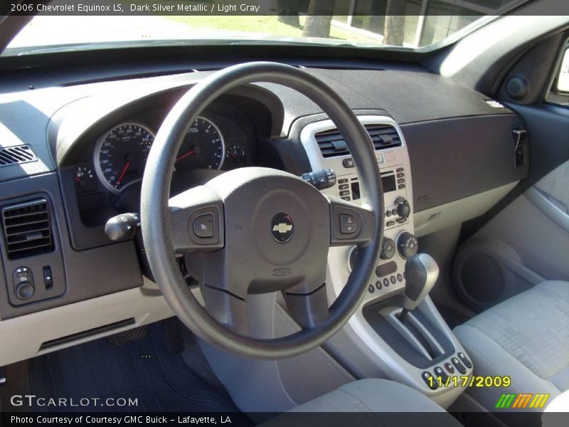 Dark Silver Metallic / Light Gray 2006 Chevrolet Equinox LS